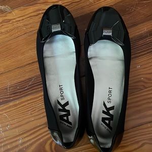Anne Klein black flats